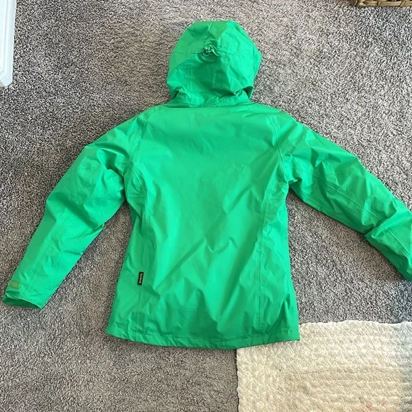 JACK WOLFSKIN bright green 3-in-1 jacket coat - Picture 3 of 8